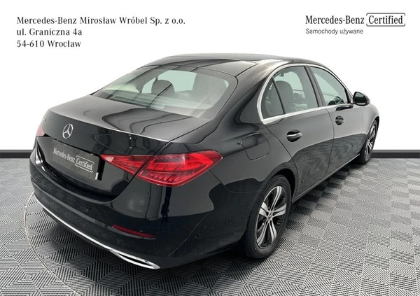 Mercedes-Benz Klasa C cena 189900 przebieg: 40700, rok produkcji 2022 z Wrocław małe 436